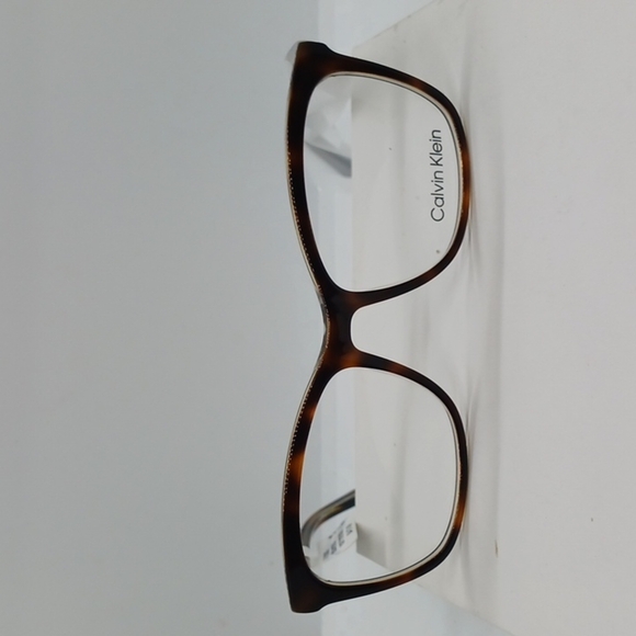 NWT Men's CALVIN KLEIN EYEGLASS FRAMES CK19529G soft tortoise - Picture 2 of 5